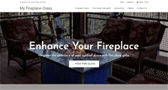 Desktop Screenshot of myfireplaceglass.com