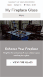 Mobile Screenshot of myfireplaceglass.com